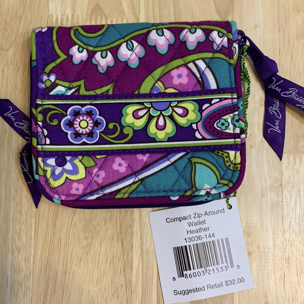 Vera Bradley Heather Zip-Around Wallet